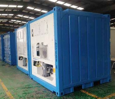 8ft DNV 2.7-1 Standard Offshore Reefer Container for Fresh and Frozen Goods Sling Set Options