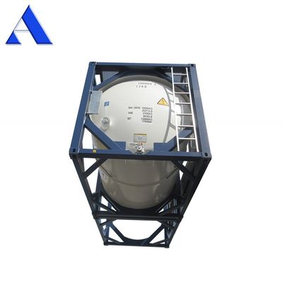 T11 10ft ISO Tank Container for Water or Fuel 316L Stainless Steel UN Portable 10CBM 10000L SPA-H Frame Material