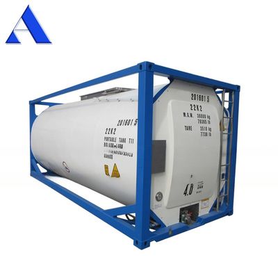 316L/SAN50028-7/WNr 1.4402/1.4404 Material 25000 Liters SS316L Vessel and Shell UN T11 20ft Ethanol ISO Tank Container