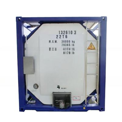 316L/SAN50028-7/WNr 1.4402/1.4404 Material 25000 Liters SS316L Vessel and Shell UN T11 20ft Ethanol ISO Tank Container
