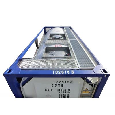 316L/SAN50028-7/WNr 1.4402/1.4404 Material 25000 Liters SS316L Vessel and Shell UN T11 20ft Ethanol ISO Tank Container