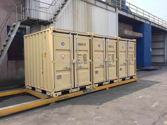 6.5ft Tricon Portable Storage Mini Box 6ft x 8ft Corten Steel Container for Storage or Shipping