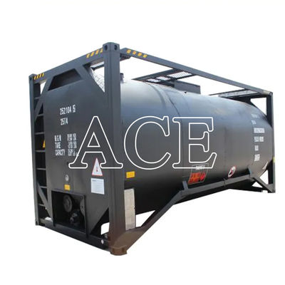 UN T3 Fire Heating 20ft Bitumen ISO Tank Container with CSC Certificate and 16MnDR Vessel Material