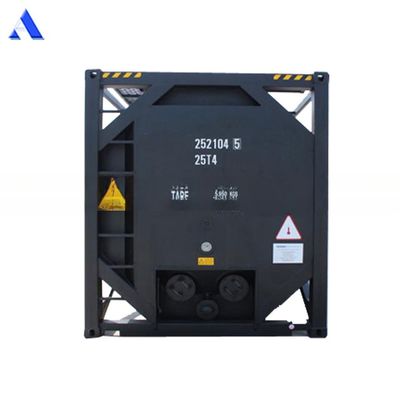UN T3 Fire Heating 20ft Bitumen ISO Tank Container with CSC Certificate and 16MnDR Vessel Material