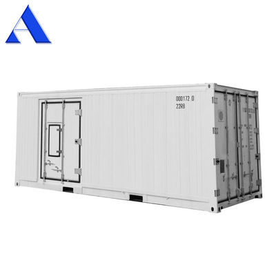 Dual Temperature 2-Room ISO 20ft Marine Refrigerated Container ISO Certified Aluminium Deep Freezers with Corten Steel