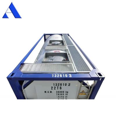IMDG T4 Standard Steel Material 20ft ISO Fuel Tank Container 26000L Capacity for Safe Diesel and Gasoline Transport