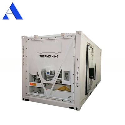 Dual Temperature 2-Room ISO 20ft Marine Refrigerated Container ISO Certified Aluminium Deep Freezers with Corten Steel