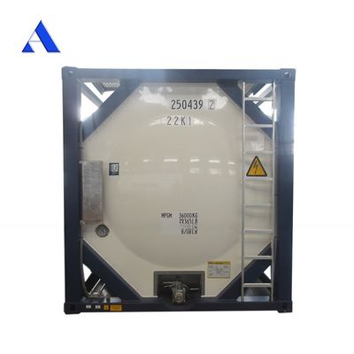 IMDG T4 Standard Steel Material 20ft ISO Fuel Tank Container 26000L Capacity for Safe Diesel and Gasoline Transport