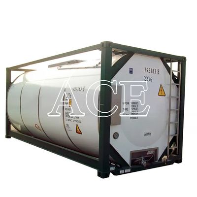 IMDG T4 Standard Steel Material 20ft ISO Fuel Tank Container 26000L Capacity for Safe Diesel and Gasoline Transport