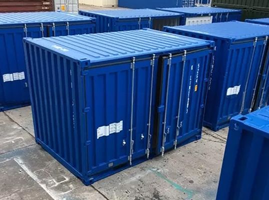 12ft 3.6m Dry Cargo Storage Shipping Container with Side Door Opening and BV CSC Certification Made of Corten Steel