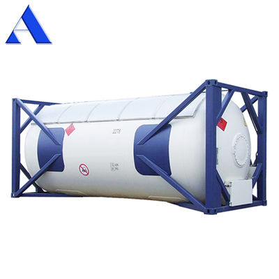 9 High Stacking T50 LPG Liquid Chlorine Gas 20ft ISO Tank Container 18/23.45Bar Pressure