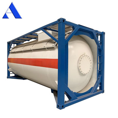 9 High Stacking T50 LPG Liquid Chlorine Gas 20ft ISO Tank Container 18/23.45Bar Pressure