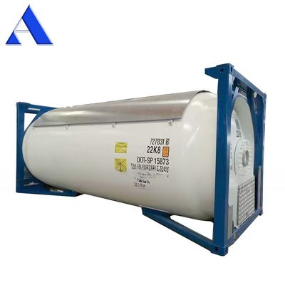 9 High Stacking T50 LPG Liquid Chlorine Gas 20ft ISO Tank Container 18/23.45Bar Pressure