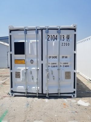 20ft Offshore Container DNV 2.7-1 Standard 6m Oil Drilling Closed Box 20ft Length Steel Floor Optional Sling