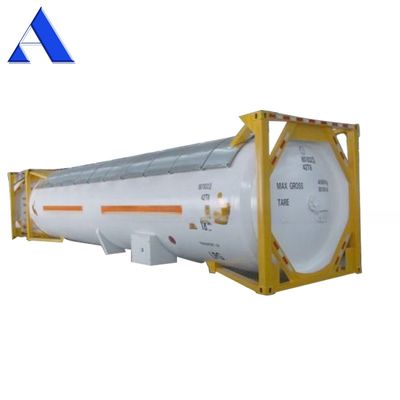 40ft ISO Gas Tank Container 52.5 CBM UN T50 for Compressed Liquefied LPG Chlorine Ammonia High Capacity ISO Container