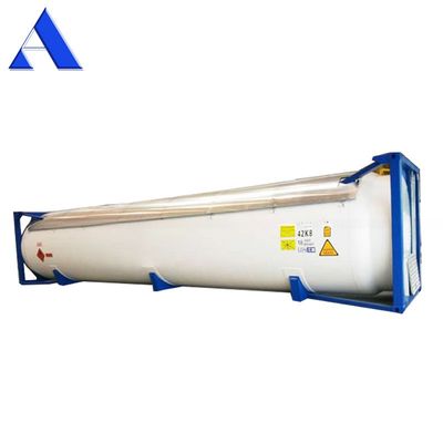 40ft ISO Gas Tank Container 52.5 CBM UN T50 for Compressed Liquefied LPG Chlorine Ammonia High Capacity ISO Container