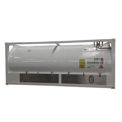 20 Ton Capacity 20ft Long Transport Container ASME Standard UN T75 ISO Cryogenic LNG Tank for Customizable and Transport