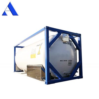 20 Ton Capacity 20ft Long Transport Container ASME Standard UN T75 ISO Cryogenic LNG Tank for Customizable and Transport