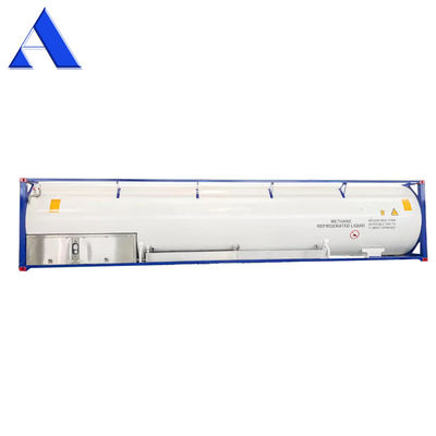 45 m3 ISO UN T75 Cryogenic 40ft Tank Container for LNG Liquid Oxygen Carbon Dioxide LIN LOX LAR BV CSC Certified 18Bar