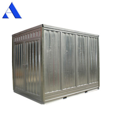 Scale Medium Duty 2m 3m 4m 5m 6m Galvanized Steel Mobile Portable Self Storage Box Container for Sortage Usage