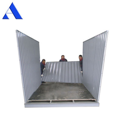 Scale Medium Duty 2m 3m 4m 5m 6m Galvanized Steel Mobile Portable Self Storage Box Container for Sortage Usage