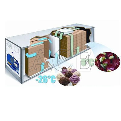 40ft Refrigerated iso Container with Max payload 27580KG 28.4CBM Capacity Dual Temperature Reefer Freezer and Chiller