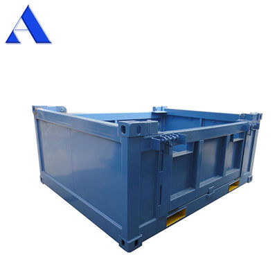 10ft DNV 2.7-1 Standard Offshore Cargo Baskets Half-Height Dry Steel Container Open Top 3-Meter Length Optional Half-Height