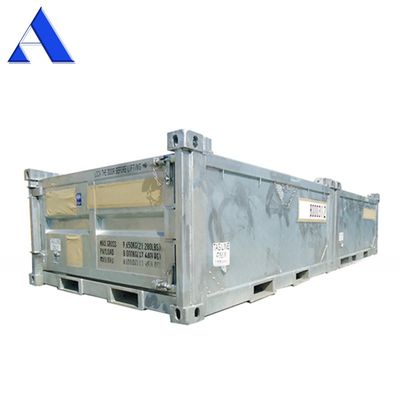 10ft DNV 2.7-1 Standard Offshore Cargo Baskets Half-Height Dry Steel Container Open Top 3-Meter Length Optional Half-Height
