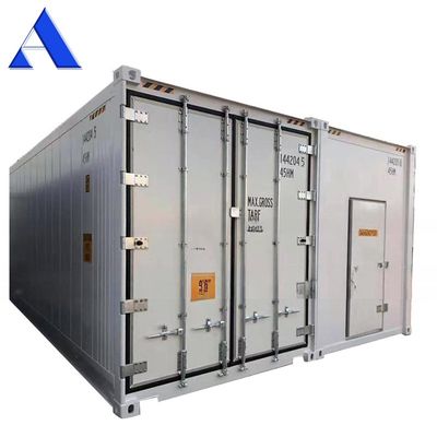 40ft Building Reefer Container 40HQ Cold Room Storage Certified CSC Steel and Flat Floor