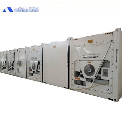 40ft Building Reefer Container 40HQ Cold Room Storage Certified CSC Steel and Flat Floor
