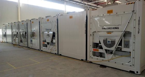 40ft Building Reefer Container 40HQ Cold Room Storage Certified CSC Steel and Flat Floor