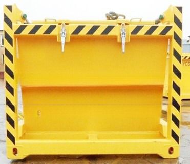 1115KGS Tare Mass Offshore Cutting Mud Skip BV Certified Closed Container for Drilling -20 C Design DNV 2.7-1 Standard
