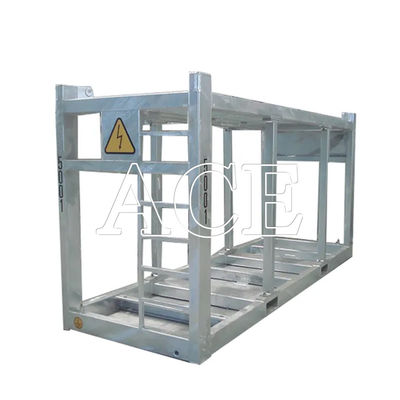 13ft 4meter DNV 2.7-1 Standard Galvernized Offshore Container Lifting Frame Skid 45 degree Sling Angle