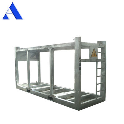 13ft 4meter DNV 2.7-1 Standard Galvernized Offshore Container Lifting Frame Skid 45 degree Sling Angle
