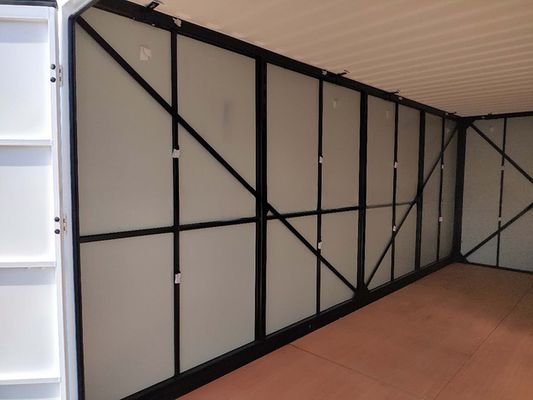 Galvanized 3m 4m 6m 20ft Flat Pack Mobile Storage Portable Foldable Self Storage Container for Space Efficiency