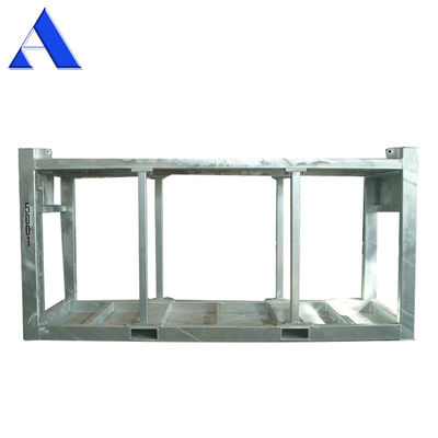 13ft 4meter DNV 2.7-1 Standard Galvernized Offshore Container Lifting Frame Skid 45 degree Sling Angle