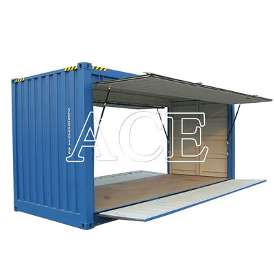 20ft Side Door Steel Dry Container ABS Ventilate Cover Double Swing High Cube Shipping Container with 20 Foot Opening
