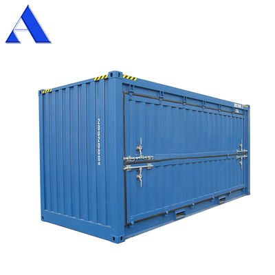 20ft Side Door Steel Dry Container ABS Ventilate Cover Double Swing High Cube Shipping Container with 20 Foot Opening