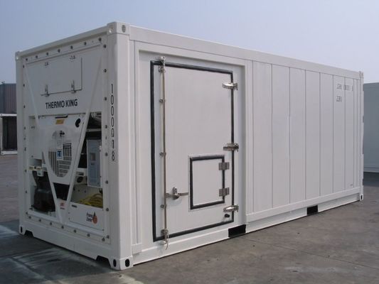 Carrier Cooler 20ft Reefer Container with Side Door Aluminum Bottom Thermo King Refrigerated Freezer