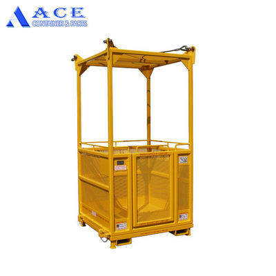 45C Lifting Angle 3CBM DNV 2.7-1 Steel Dry Container Offshore Personal Transfer Basket with CSC and BV Certificates