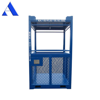 45C Lifting Angle 3CBM DNV 2.7-1 Steel Dry Container Offshore Personal Transfer Basket with CSC and BV Certificates