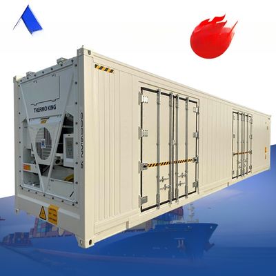 12192 x 2438 x 2896 mm 2-Door Open Side Refrigerator 40 Feet Length Reefer Container for Fresh Goods Transportation