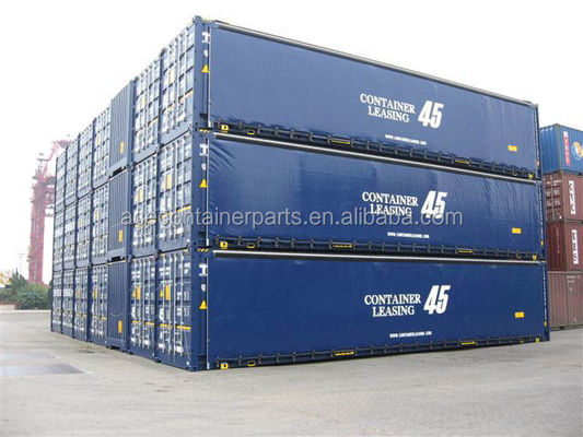 45ft High Cube PVC Curtain Side Door CSC Certified Dry Shipping Container with 13556 x 2420 x 2474 mm Internal Dimensions