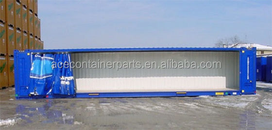 45ft High Cube PVC Curtain Side Door CSC Certified Dry Shipping Container with 13556 x 2420 x 2474 mm Internal Dimensions
