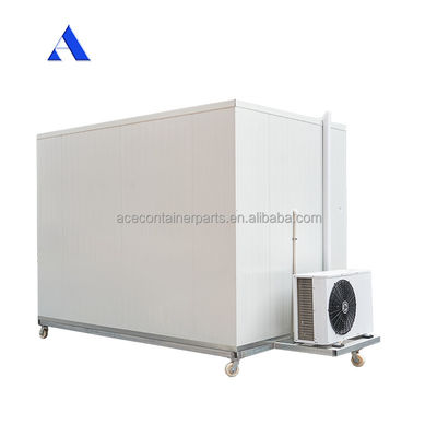 2.8x2x2.2m Mini Portable Cold Storage Room with Aluminum T-Bar Floor and MGSS Outside Wall