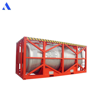 16000L DNV 2.7-1 Standard 20ft Frame UN T11 Stainless Steel Tote Offshore Tank Container for International Transport