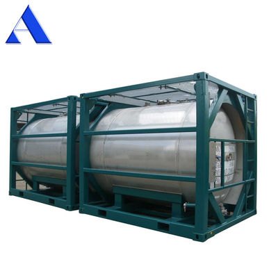 16000L DNV 2.7-1 Standard 20ft Frame UN T11 Stainless Steel Tote Offshore Tank Container for International Transport