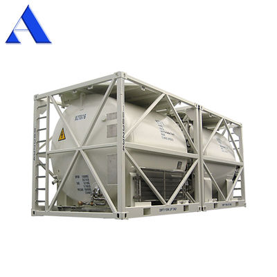 16000L DNV 2.7-1 Standard 20ft Frame UN T11 Stainless Steel Tote Offshore Tank Container for International Transport