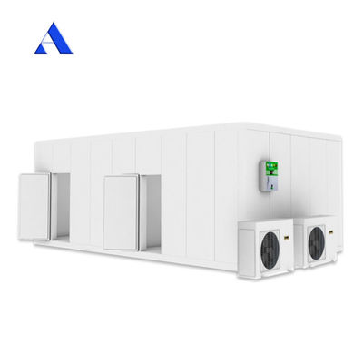 Stainless Steel Inside Wall 40ft x 20ft Dual Temperature Chiller and Freezer Container Cold Room for Storage Reefer Container