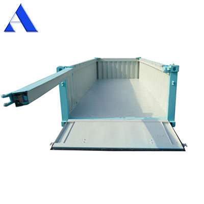 20ft Half Height Soft Open Top Container with Tarpaulin Roof Cover BV Certified High Capacity Bulk Ore Storage Solution